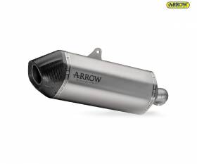 Exhaust Muffler Arrow Sonora with carbon cap for SUZUKI V-STROM 1050 Titanium 2020 > 2024